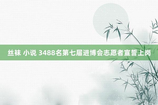 丝袜 小说 3488名第七届进博会志愿者宣誓上岗
