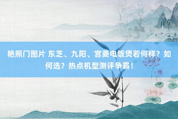 艳照门图片 东芝、九阳、宫菱电饭煲若何样？如何选？热点机型测评争霸！