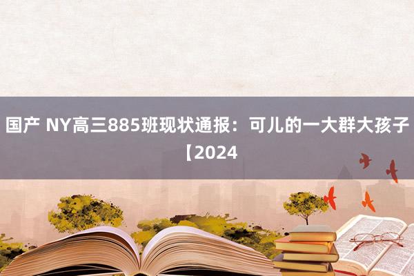 国产 NY高三885班现状通报：可儿的一大群大孩子【2024